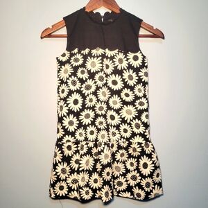 Victoria Beckham for Target Little Girls Black Daisy Drop Waist Dress, size M‎